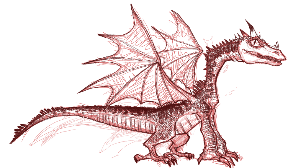 Dragon sketch