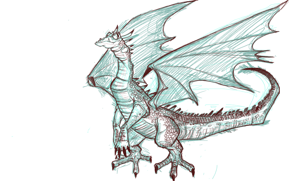 Dragon sketch