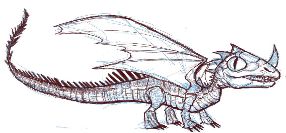 Dragon sketch